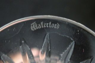 Waterford Ireland Lismore Cut Crystal Ice Tea Stem Signed 7 3/4 