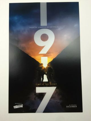 1917 Movie 11 x 17 Poster Sam Mendes 2019 NYCC 2