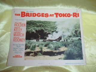 Lobby Card " The Bridges At Toko - Ri (1954) William Holden,  Grace Kelly,