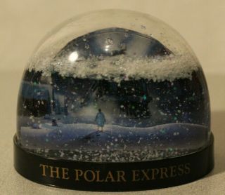 Polar Express 2004 Plastic Snow Globe - From Dvd Gift Set