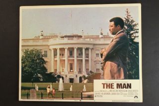 COMPLETE SET of Eight 1972 THE MAN MOVIE LOBBY CARDS JAMES EARL JONES 3
