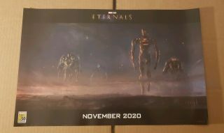 Sdcc 2019 Marvel Studios Exclusive Promotional Poster The Eternals Limited Rare
