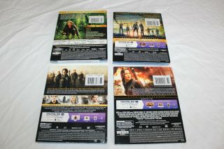 BLU - RAY DVD MOVIE THE THE HUNGER GAMES COMPLETE MOVIE SERIES 2