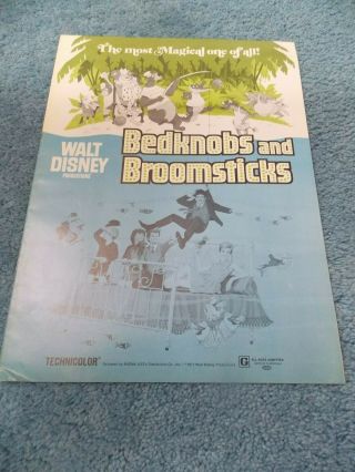 Bedknobs And Broomsticks (1971) Angela Lansbury Pressbook