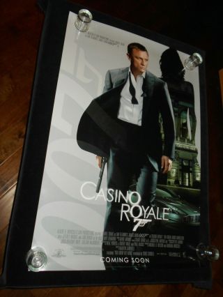 Casino Royale Rolled Double Sided One Sheet James Bond 007