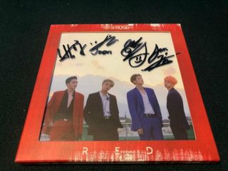 The Rose Album Autograph All Member Signed Promo Album Kpop