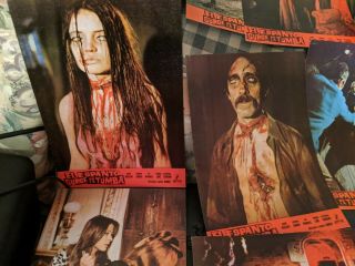 Set Of Horror Rises From The Tomb Spanish Lobby Cards Paul Naschy