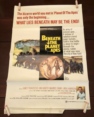 - Beneath The Planet Of The Apes - Movie Poster (1970)