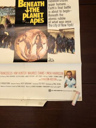 - Beneath The Planet Of The Apes - Movie Poster (1970) 2