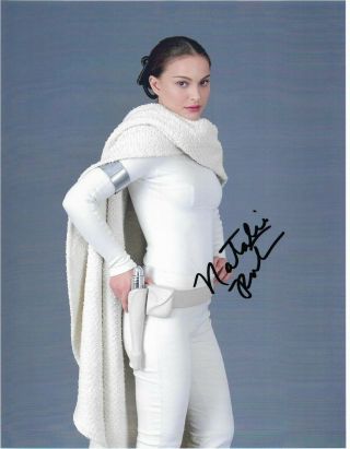 Natalie Portman " Star Wars " Autographed 8.  5 X 11 Signed Photo Holo