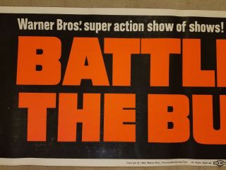 Battle Of The Bulge 1966 24X82 movie poster banner 3