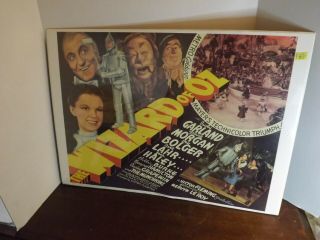Vintage Wizard Of Oz Lithograph Poster 20 " X 28 "