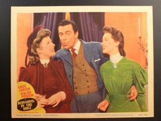 1941 Blossoms In The Dust Movie Lobby Card Greer Garson Walter Pidgeon