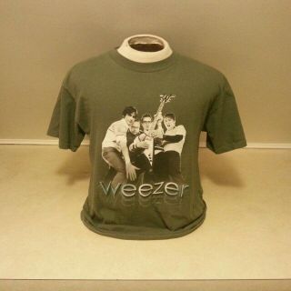 Weezer Band Live Tour 2002 Concert T Shirt Large Gift Present
