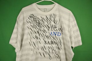 Vintage Tegan And Sara T Shirt American Apparel 2000s Soft Thin Indie