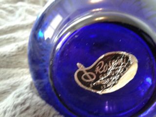 Vintage Empoli Italian Art Glass Cobalt Blue Decanter Mid Century Mcm 111819a9