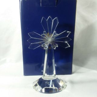 Sorelle Hand Crafted Crystal Glass Cross W Box And Sleeve Easter Gift