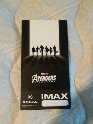 Avengers Endgame Imax (14) Regal Collectible Tickets Week 2