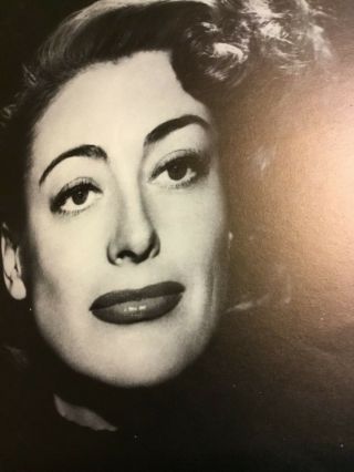 Joan Crawford Black & White Vintage Movie Portrait Poster Entertainment Arts
