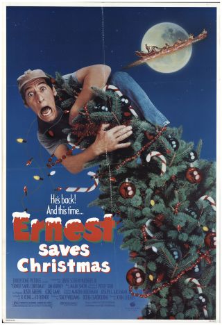 Ernest Saves Christmas 1988 27x40 Orig Movie Poster Fff - 76768 Jim Varney