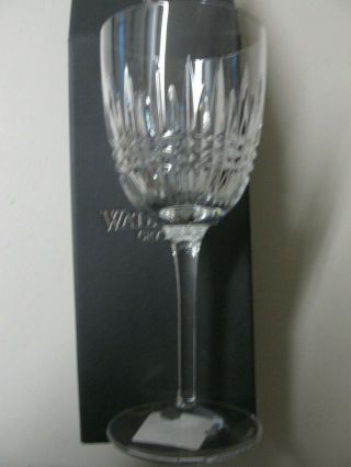 4 Waterford Lismore Diamond Red Wine Glasses Nib