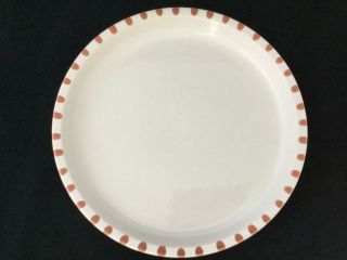Set Of 4 Block Gresval Staccatto Terracotta 10 3/8 " Dinner Plates - Ships