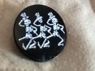10 Grateful Dead Skeletons From The Closet Cloissone Pin 1980 