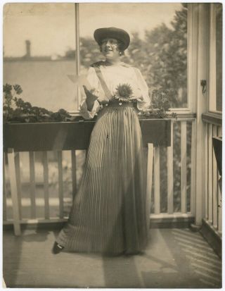 Silent Film Early Hollywood Vamp Valeska Suratt Lovely Antique 1910s Photograph