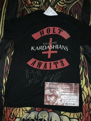 Stage Worn Holt Awaits Ktk Shirt From Madison Square Garden,  The Final Campaign