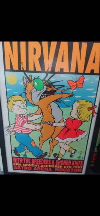 Nirvana Concert Poster