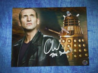 Christopher Eccleston Hand Signed Autograph 8x10 Photo Doctor Who