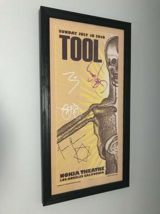 Signed Tool Tour Poster 2010 Nokia Theatre La - Adam Jones Artwork