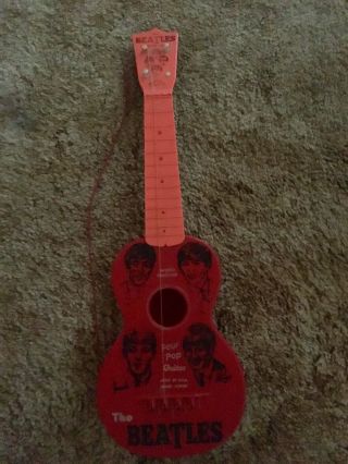 The Beatles Four Pop Guitar 1964 With Rare Self Teaching Booklet 2