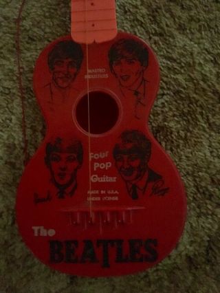 The Beatles Four Pop Guitar 1964 With Rare Self Teaching Booklet 3