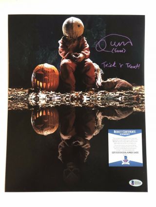 Quinn Lord Trick R Treat Autographed Signed Sam 11x14 Photo Beckett Bas