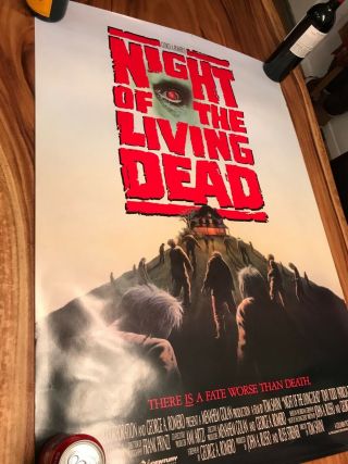 Night Of The Living Dead 1sh Movie Poster Tom Savini George Romero 1990 Horror