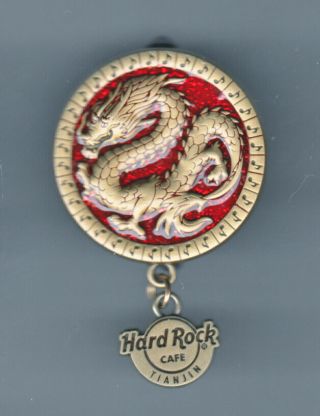 Hard Rock Cafe Pin: Tianjin 3d Dragon Dangler Le200