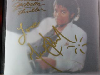 Michael Jackson Very Rare Autographed Signed Thriller 25th Anniversary Cd/dvd