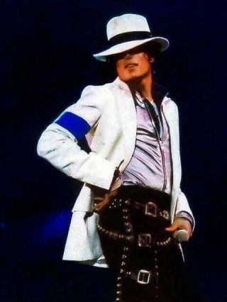 Michael Jackson Bad Tour Worn Own Smooth Criminal,  Not Signed