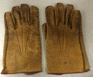 Elvis Presley Owned pigskin leather Gloves from Circle G Ranch 1967 2
