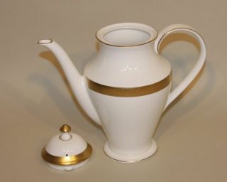 Waterford Fine English China Kells Gold 6 Cup Teapot / Coffee Pot with Lid 2