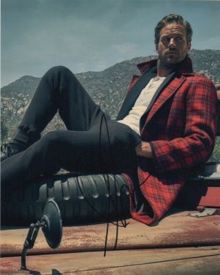 Armie Hammer Call Me By Your Name Autographed Signed 8x10 Photo 12