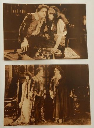 Rare 2x 1920 The Adventurer Silent Film Lobby Card Estelle Taylor William Farnum