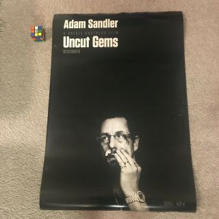 Uncut Gems Movie Poster - Adam Sandler - Indie Movies - Cinema (double Sided)