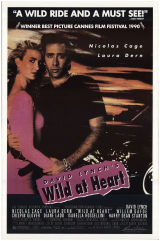 Wild At Heart 1990 27x40 Orig Movie Poster Fff - 72491 Rolled Nicolas Cage