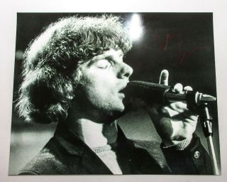 Van Morrison Signed Vintage 8x10 Photo In Dark Spot Proof K