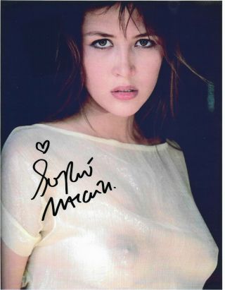 Sophie Marceau " James Bond " Autographed 8.  5 X 11 Signed Photo Holo