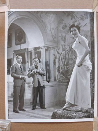 Humphrey Bogart Ava Gardner & Rossano Brazzi Candid Photo 1954 Barefoot Contessa