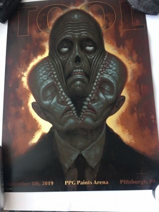 3 Tool Posters Fear Inoculum Tour - Pittsburgh&both Toronto Shows