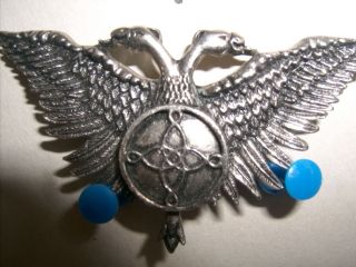 The Mission - Eagle.  By Alchemy / Poker Rox Of England.  Pin / Badge.  Rock N Roll